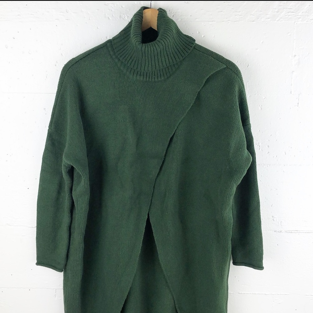 Turtleneck Sweater Open Tunic / Duster - image 2